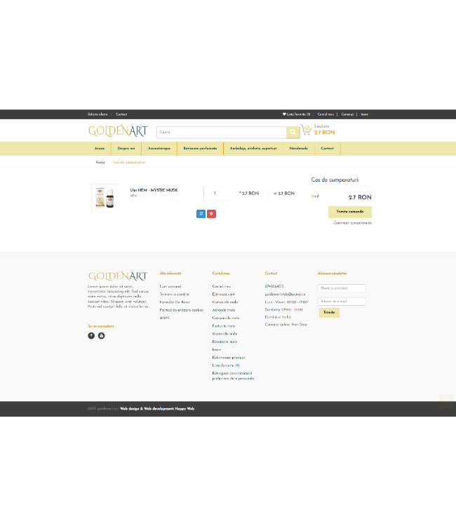 Online Store - goldenart.ro