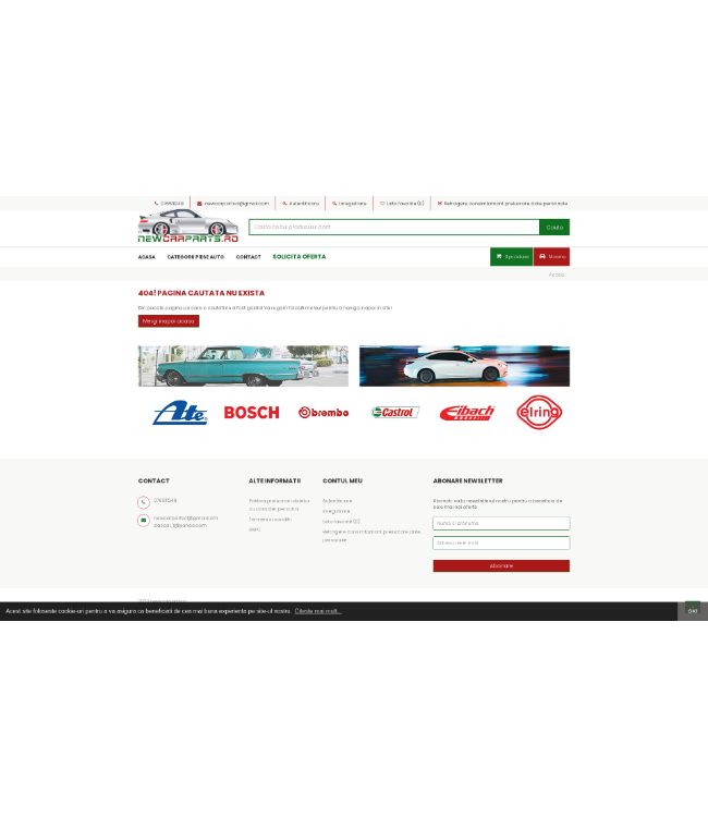Magazin online de piese auto aftermarket (TecDoc) - newcarparts.ro
