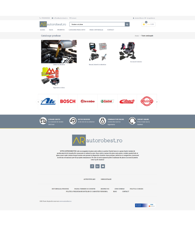 Aftermarket auto parts online store (TecDoc) - autorobest.ro
