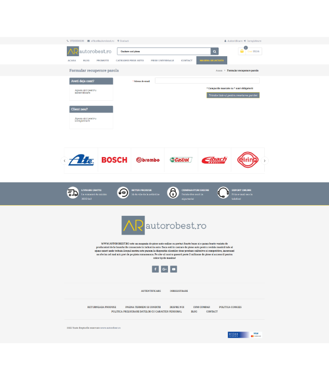 Aftermarket auto parts online store (TecDoc) - autorobest.ro