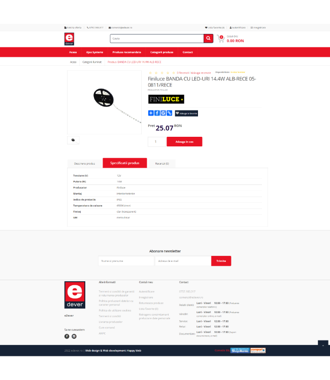 Online Store (shop) - edever.ro