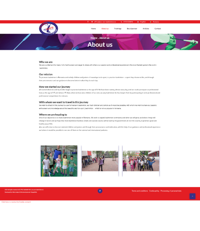 Site de prezentare - acs-pro-badminton.ro