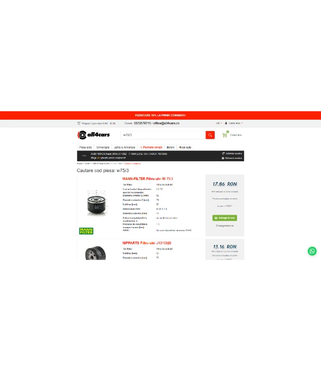 1647272970-Online store using TecDoc Licence - all4cars.ro | HappyWeb.ro