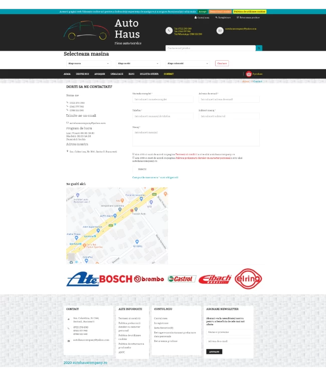 Magazin online de piese auto aftermarket (TecDoc) - autohauscompany.ro/ | HappyWeb.ro