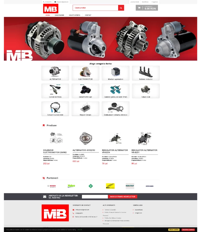 Online Store (shop) - mbauto.ro
